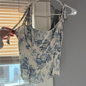 Reformation Ellora Top in Teacup